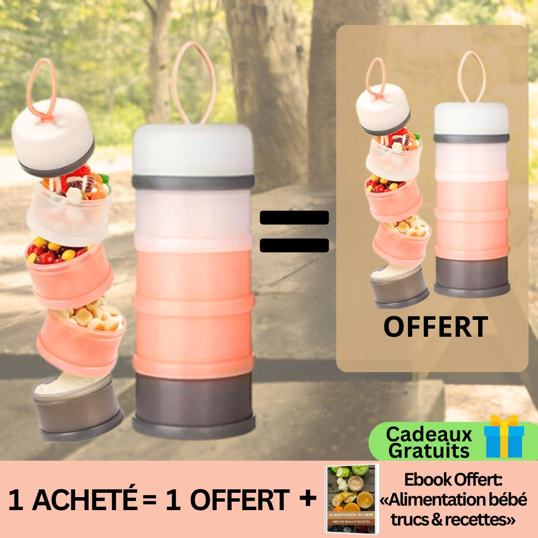 SnackStack Baby™| Ensemble de boites à collation pour bébé