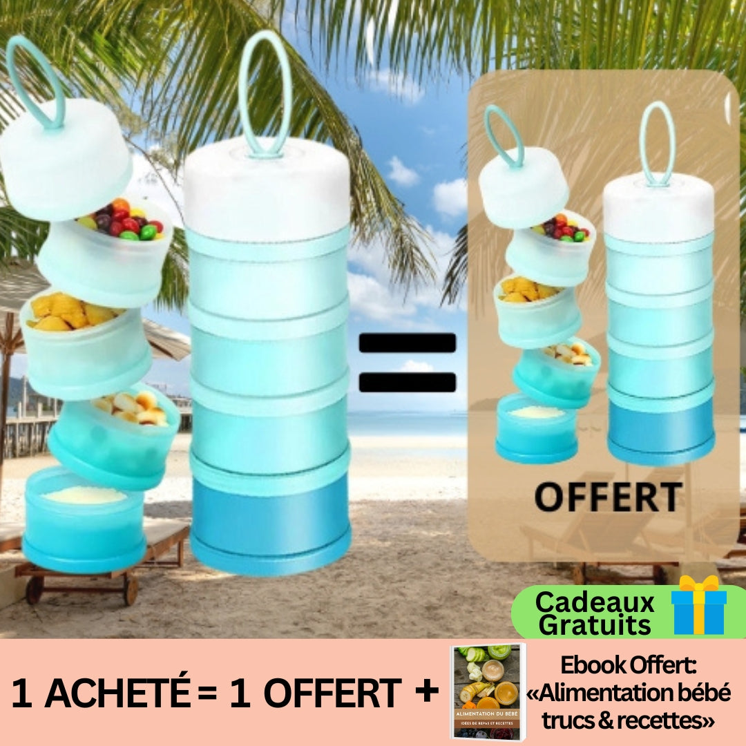 SnackStack Baby™| Ensemble de boites à collation pour bébé