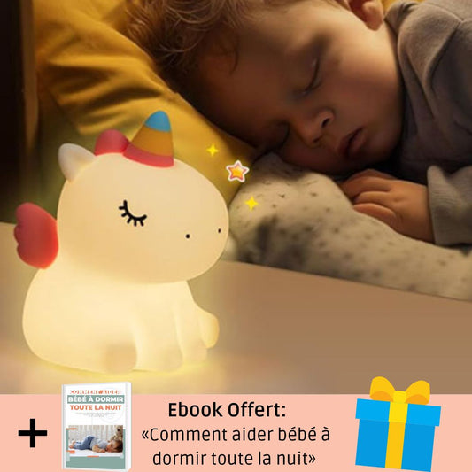 Veilleuse bébé - Licorne