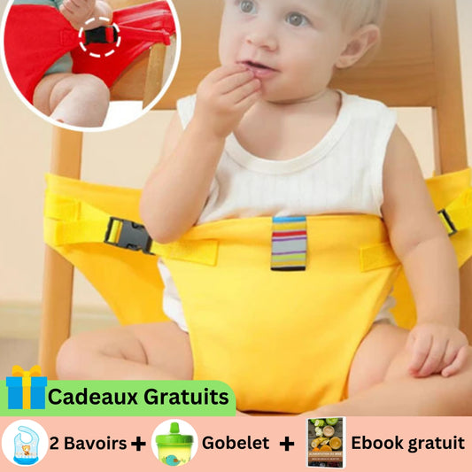 Chaise haute bébé | SafeTripSeat™ ultra-compact et sécuritaire