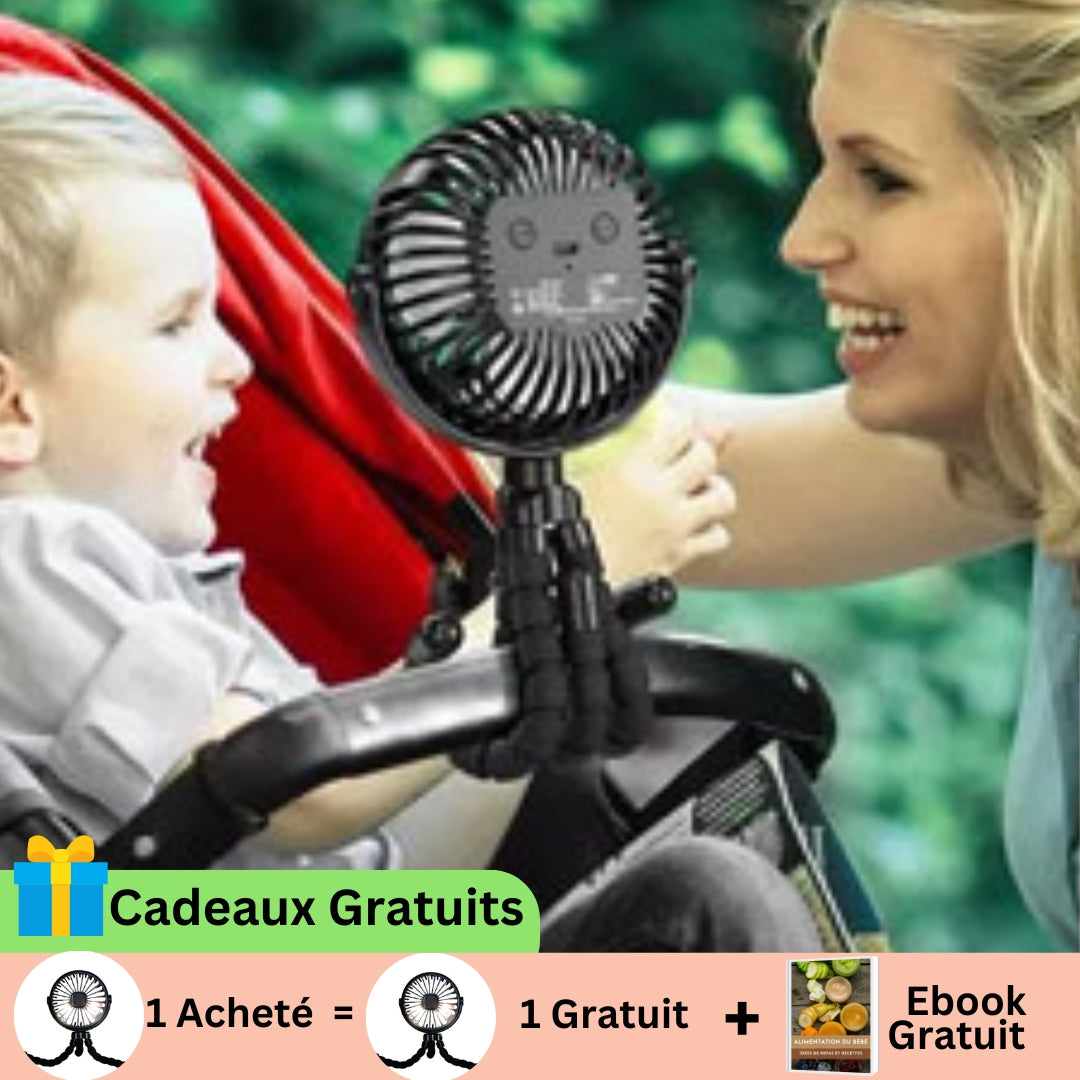 Ventilo™| Mini-Ventilateur de poussette