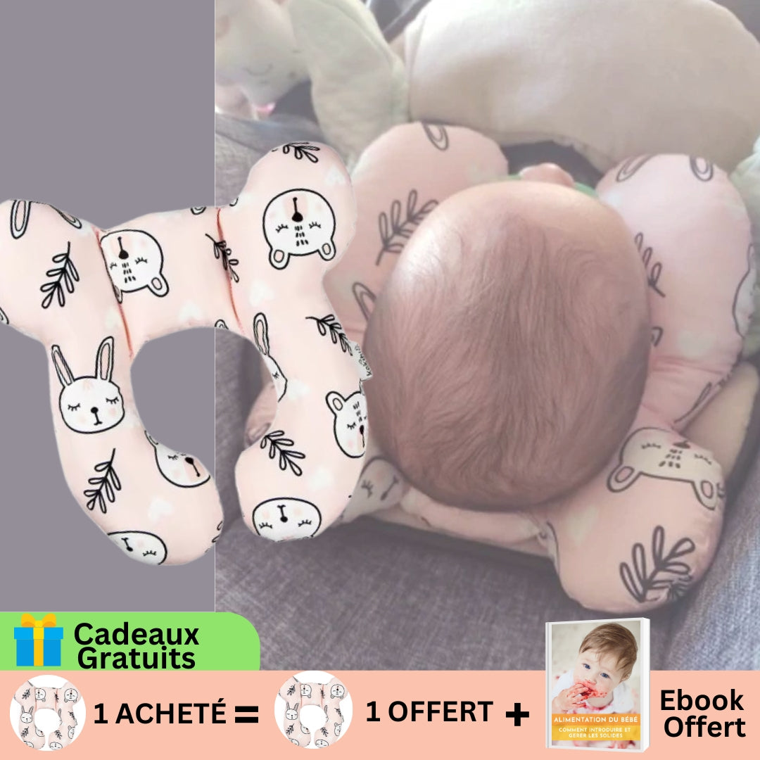 RoundHead Pillow™ | Coussin de voyage Anti tête plate pour bébé