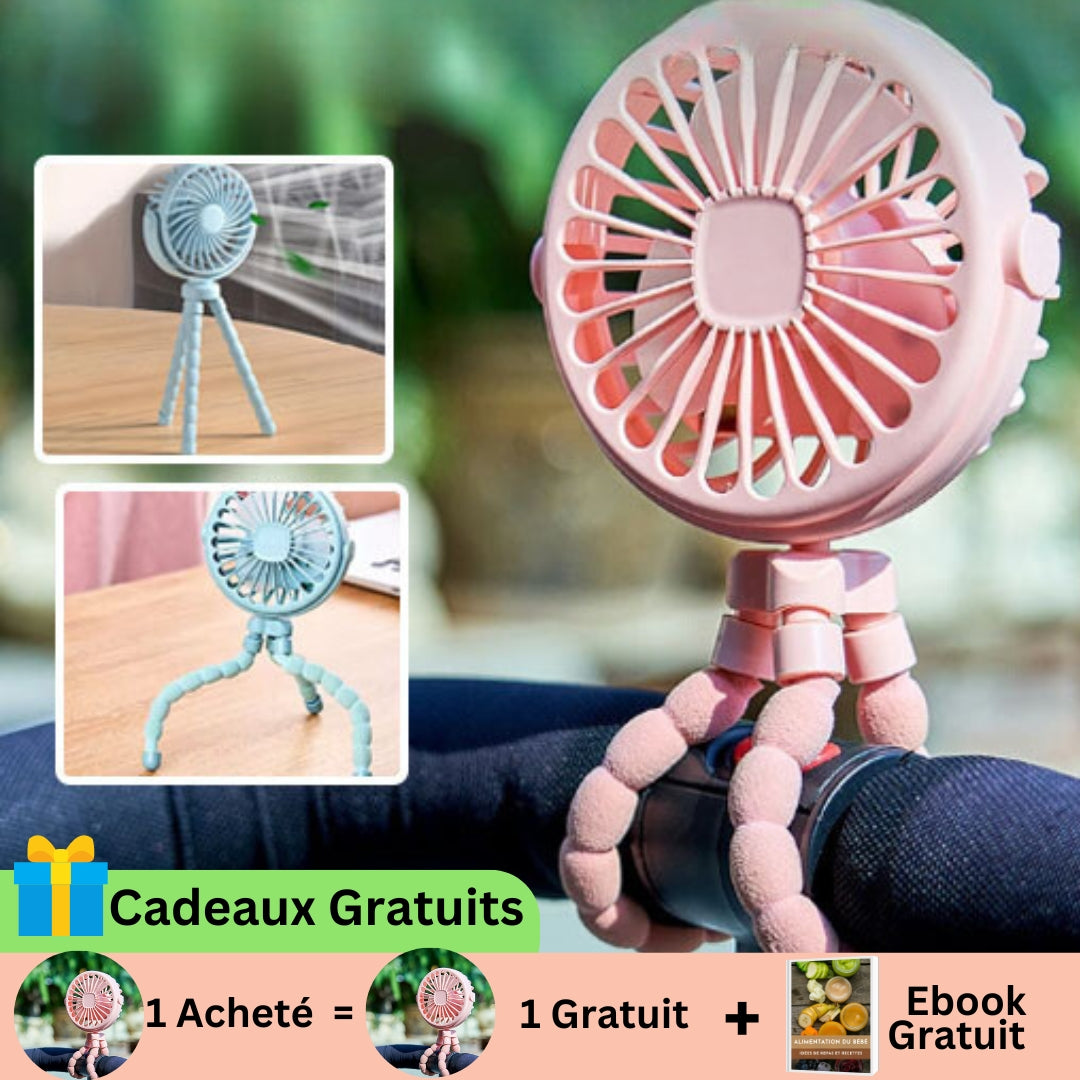 Ventilo™| Mini-Ventilateur de poussette